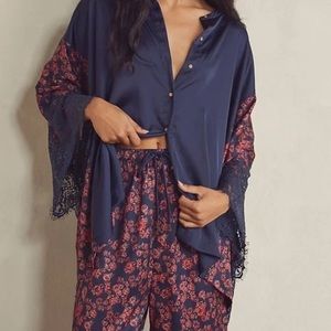 Intimately Free People Night Out Sleep Shirt Midnight